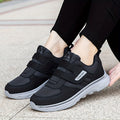 Comfortable Running Shoes with Velcro – Hook & Loop Walking Sneakers for Men & Women, Breathable, Easy On/Off – EasyStride
