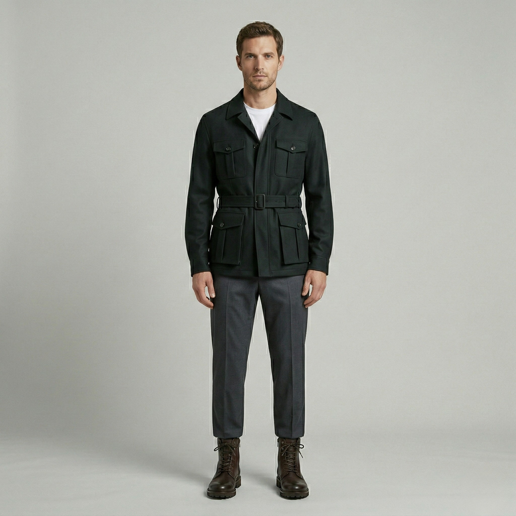 Belted Utility Field Jacket