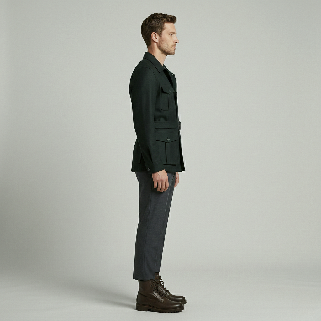 Belted Utility Field Jacket