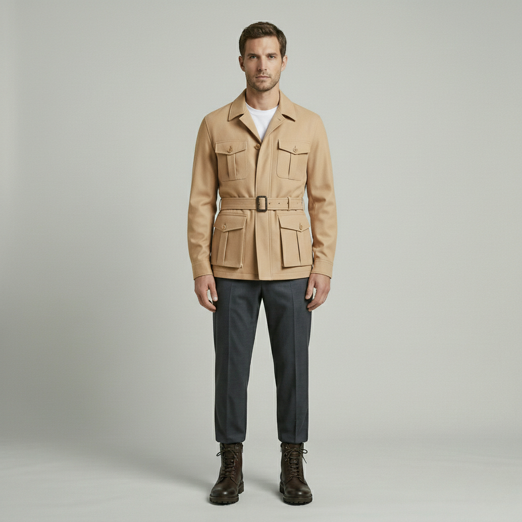 Belted Utility Field Jacket