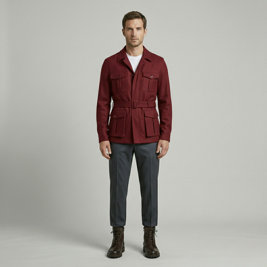 Belted Utility Field Jacket