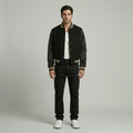 Classic Varsity Contrast Bomber Jacket