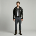 Sleek Leather Jacket