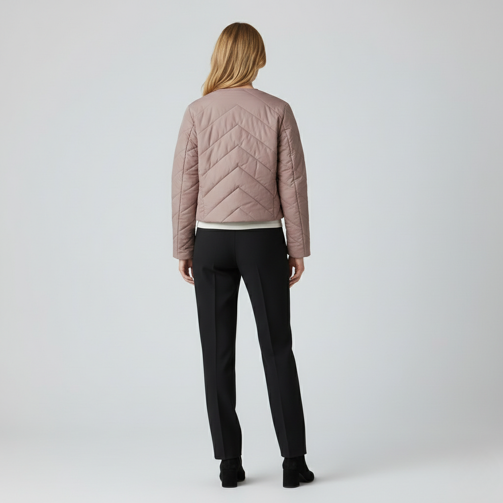 Quilted Cropped Lightweight Jacket