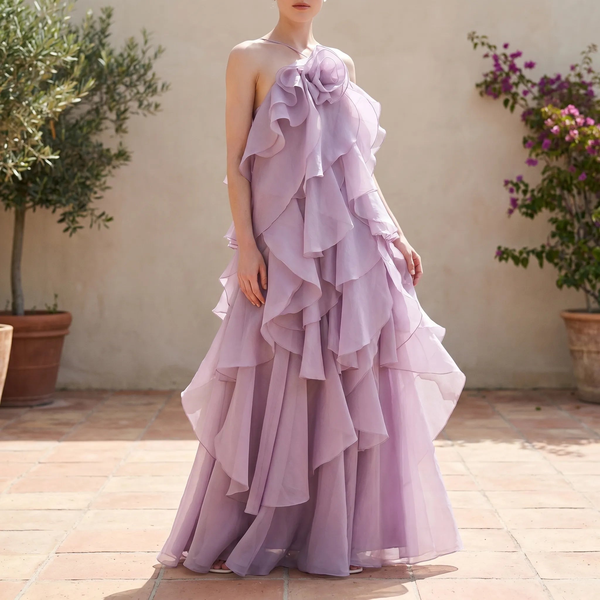 Avelina - Tiered Ruffle Maxi Dress