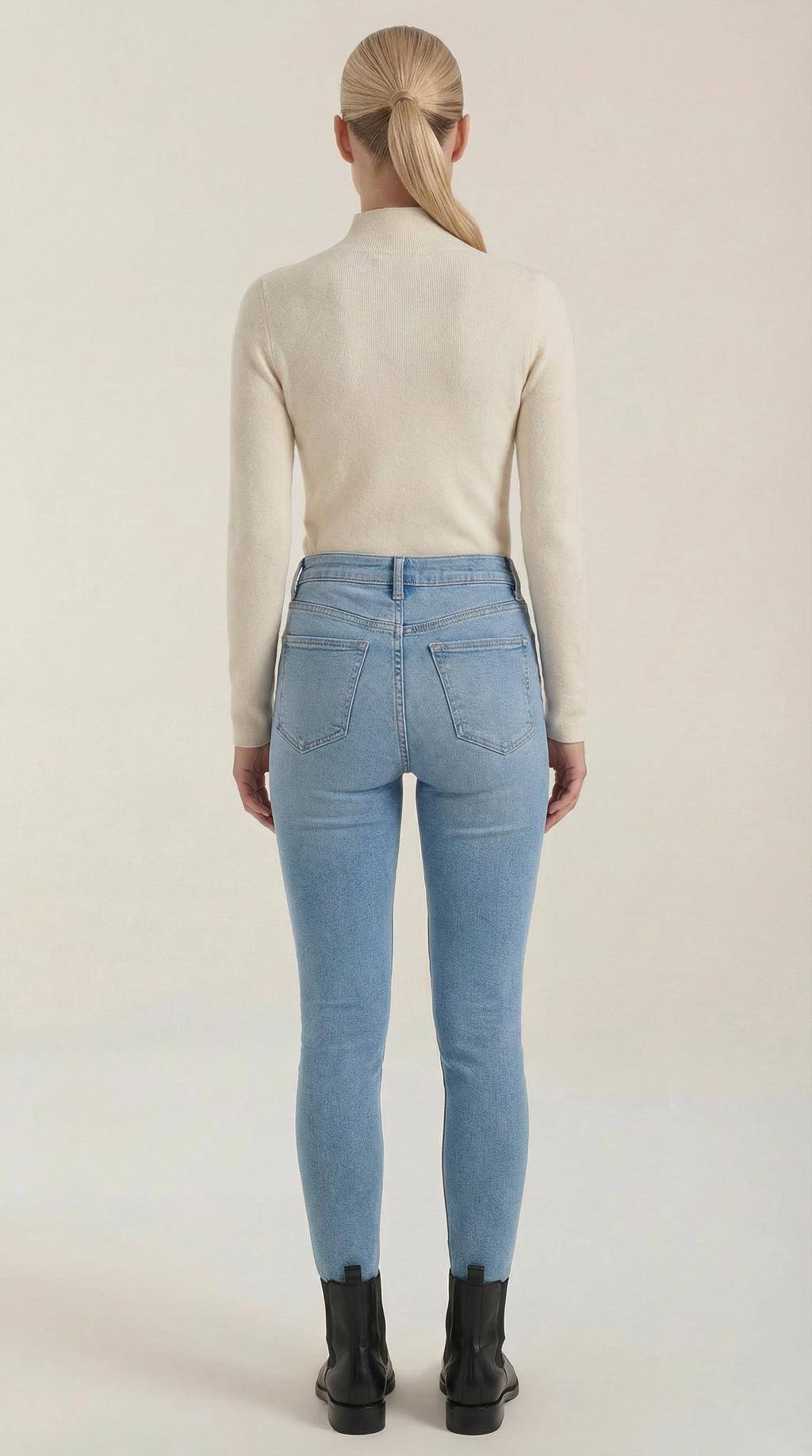 Constance Cotton Mock Neck Top 3