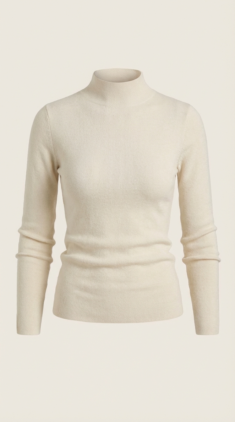 Constance Cotton Mock Neck Top 4