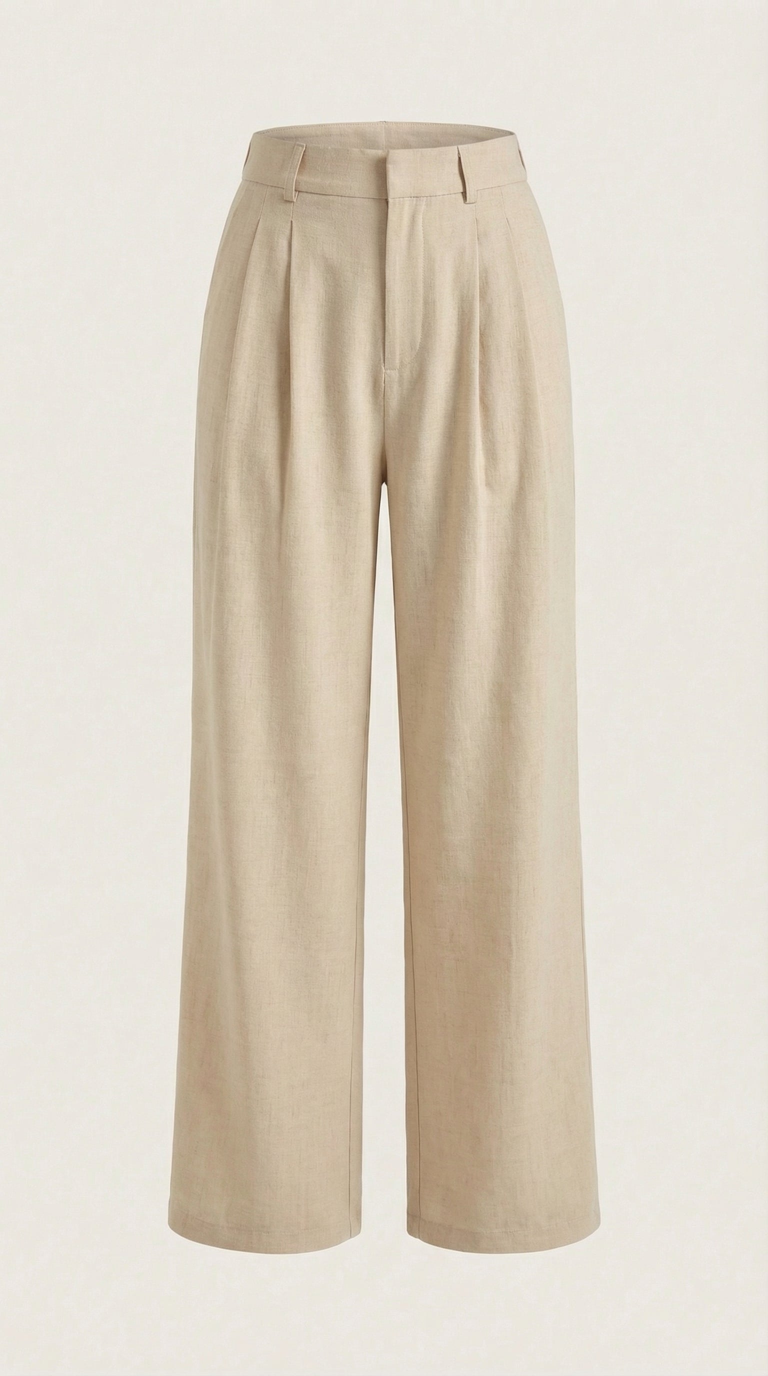 Courtney Pleated High-Rise Wide Leg Pants 4