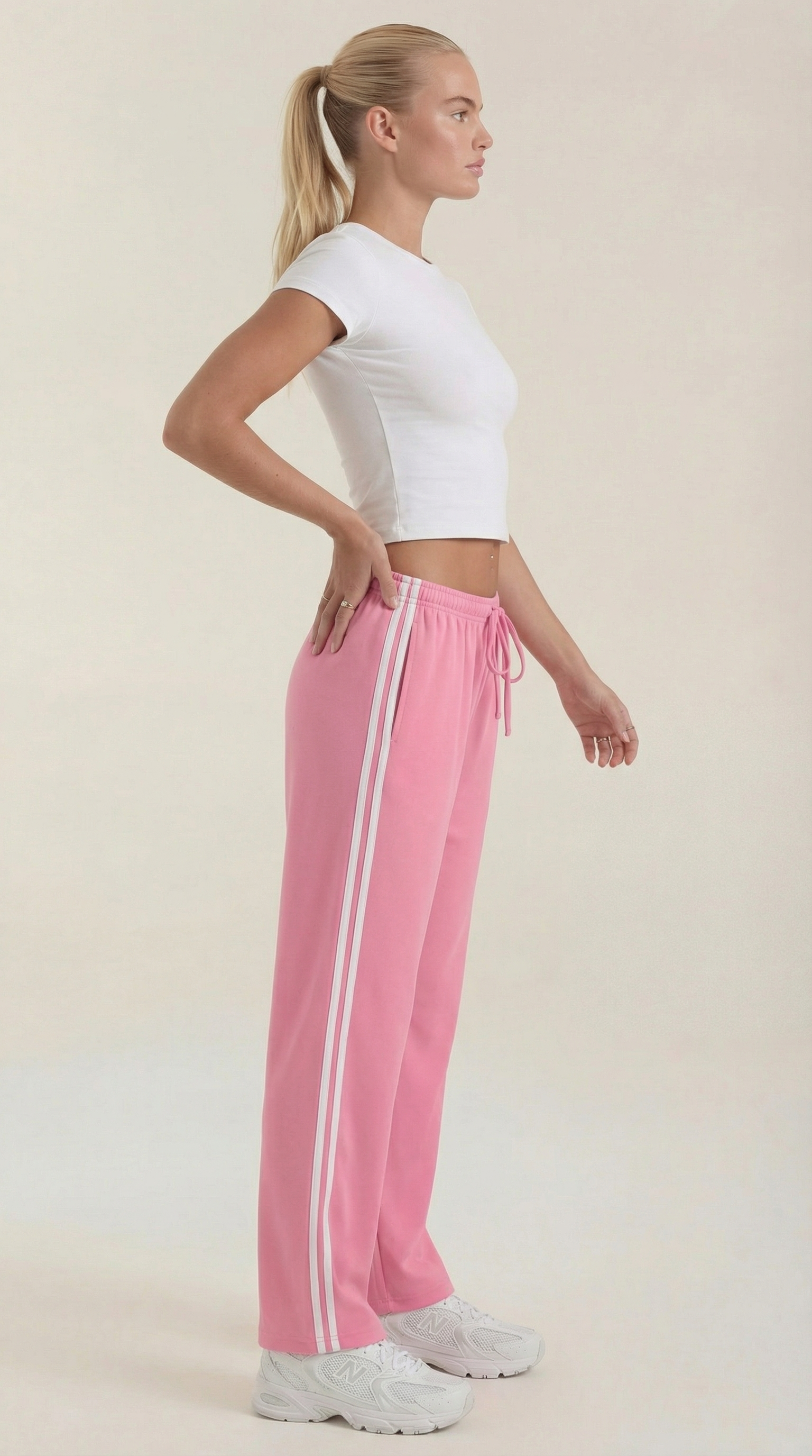 Eileen Wide Leg Track Pants 1