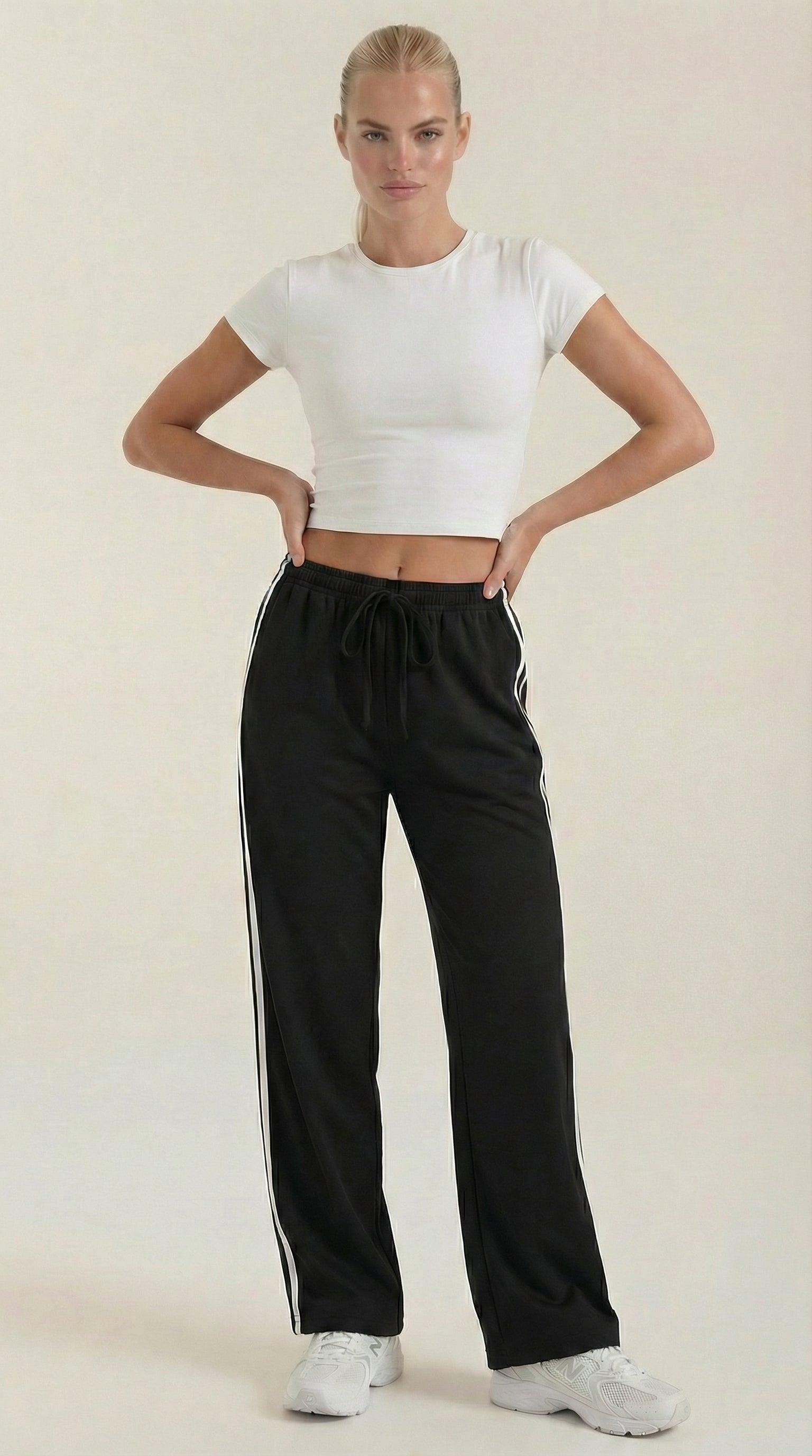 Eileen Wide Leg Track Pants 11