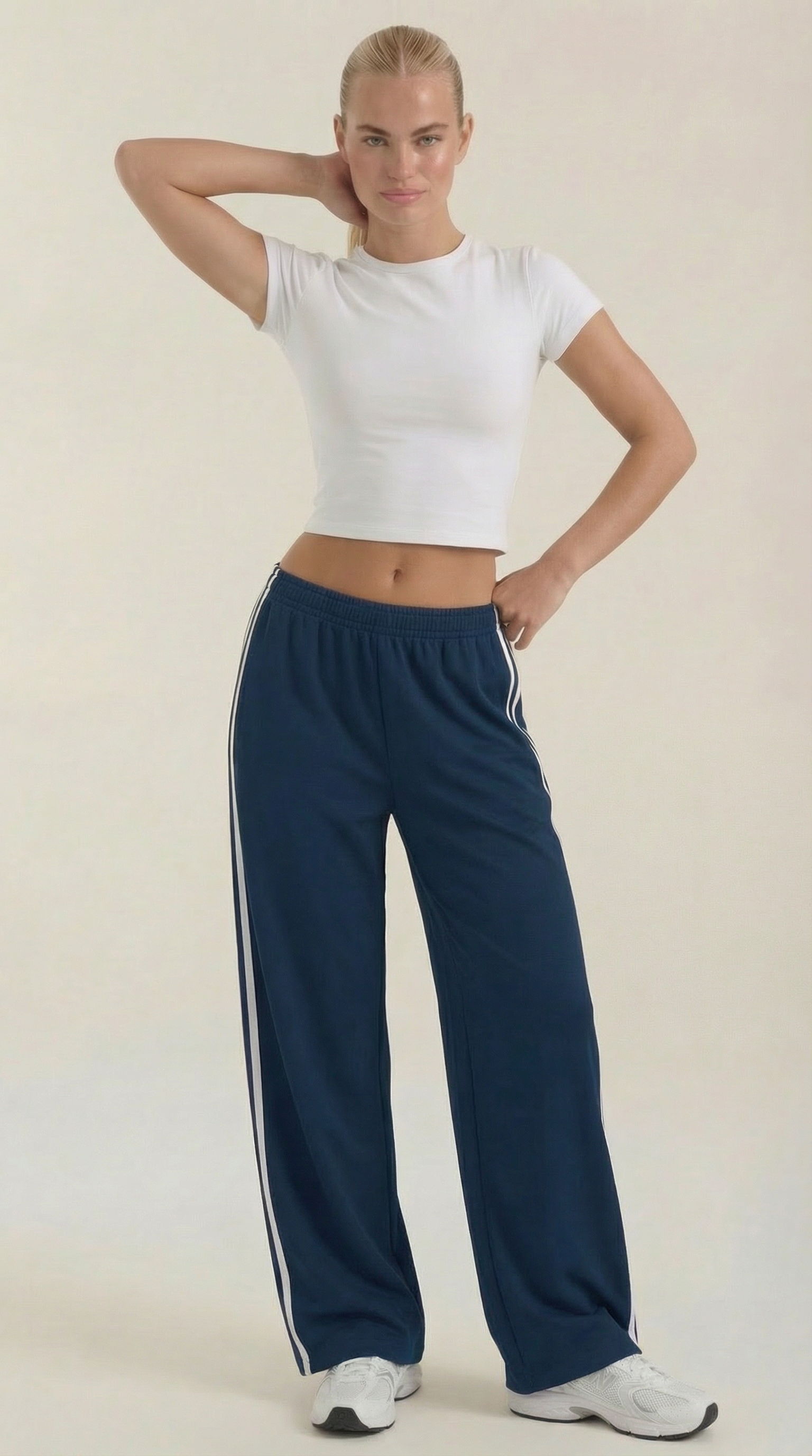 Eileen Wide Leg Track Pants 12