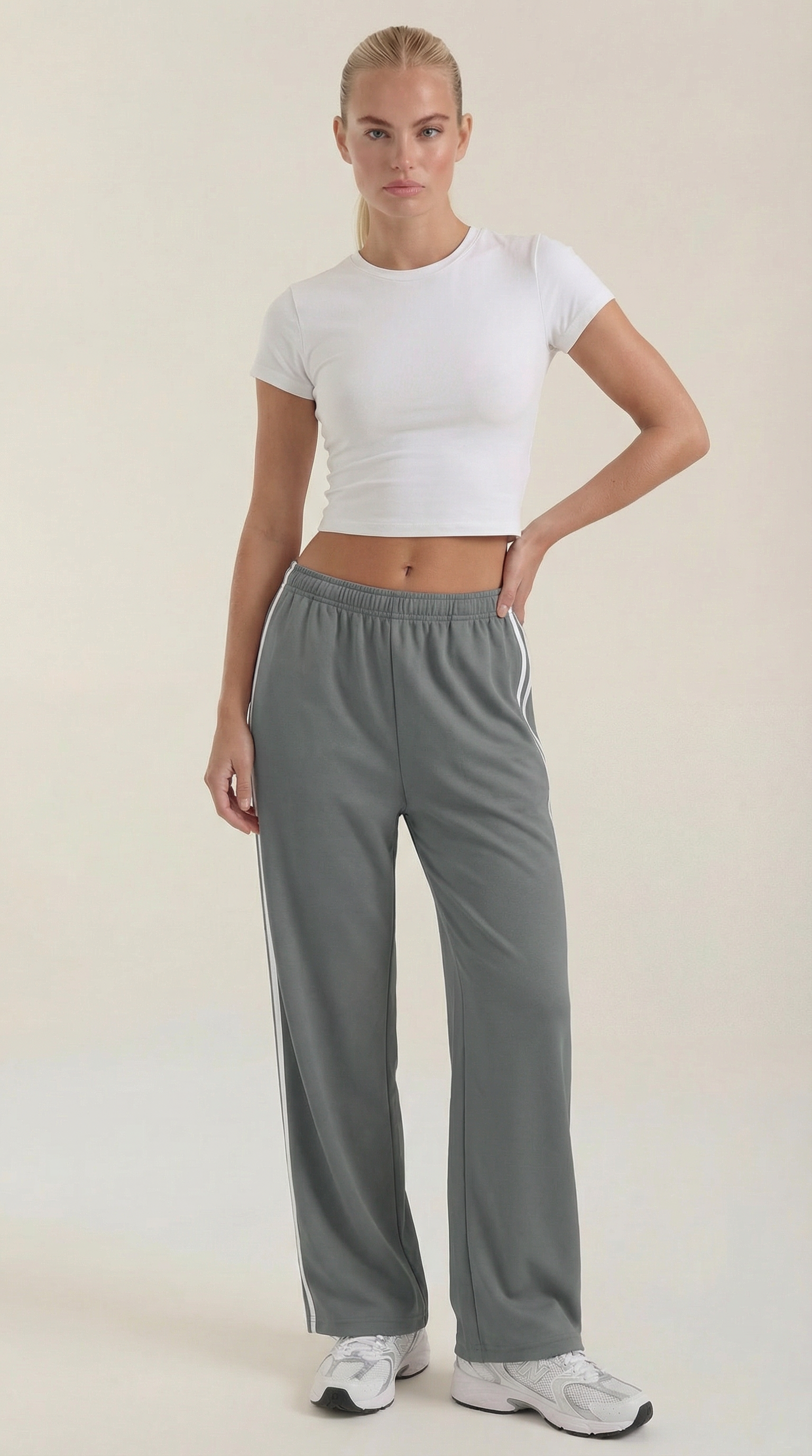 Eileen Wide Leg Track Pants 13