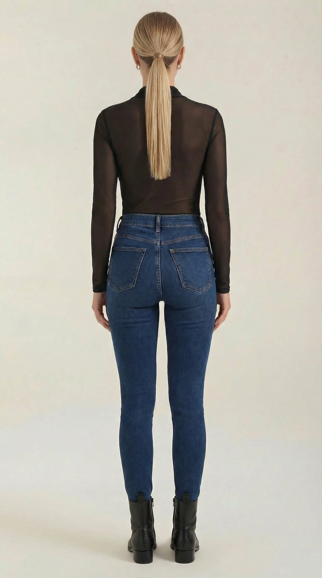 Georgia Sheer Wrap Mesh Top 3
