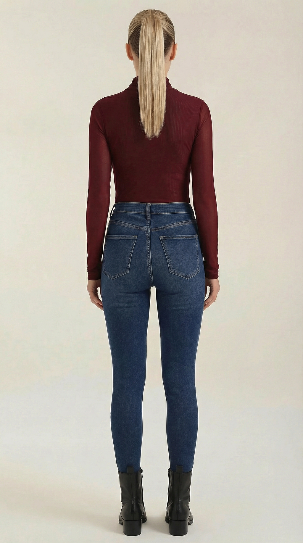 Georgia Sheer Wrap Mesh Top 8