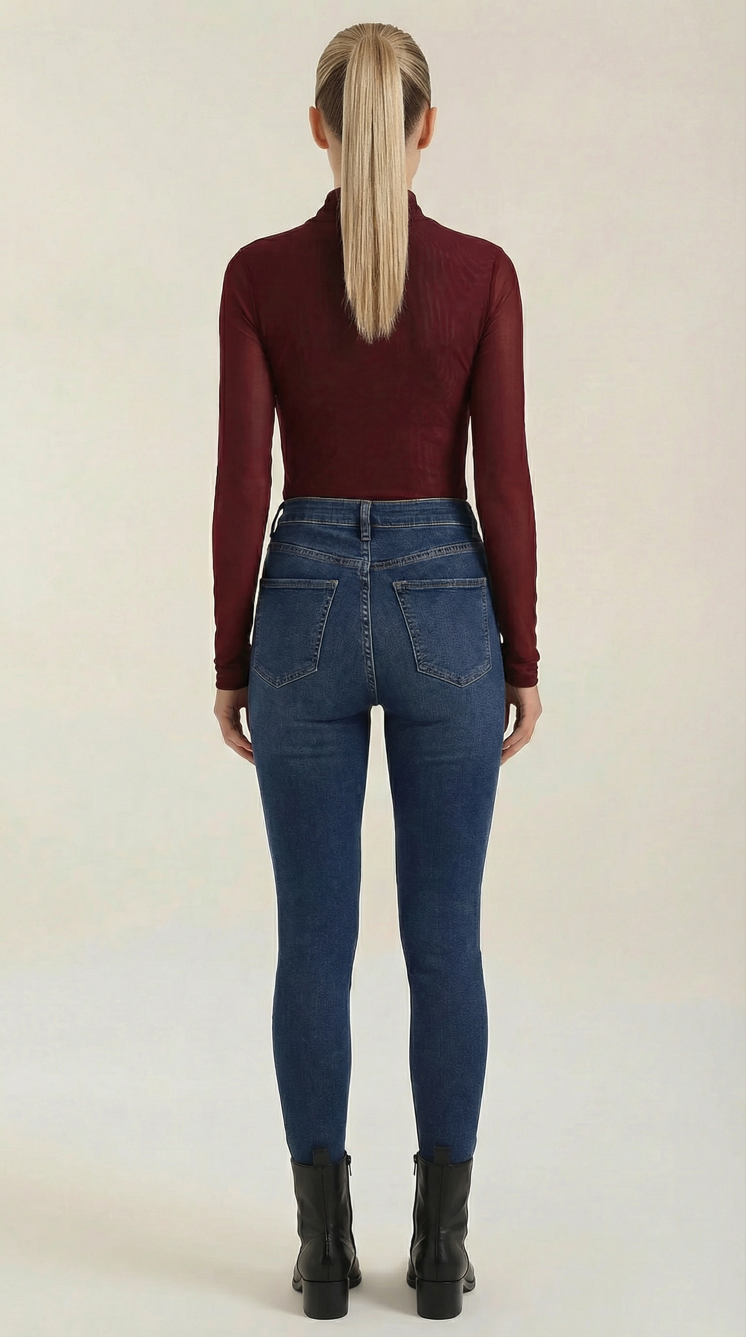 Georgia Sheer Wrap Mesh Top 8
