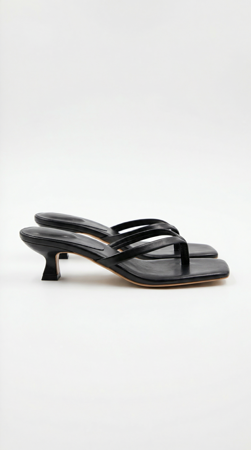 Jessica Thong Kitten Heeled Sandals 0