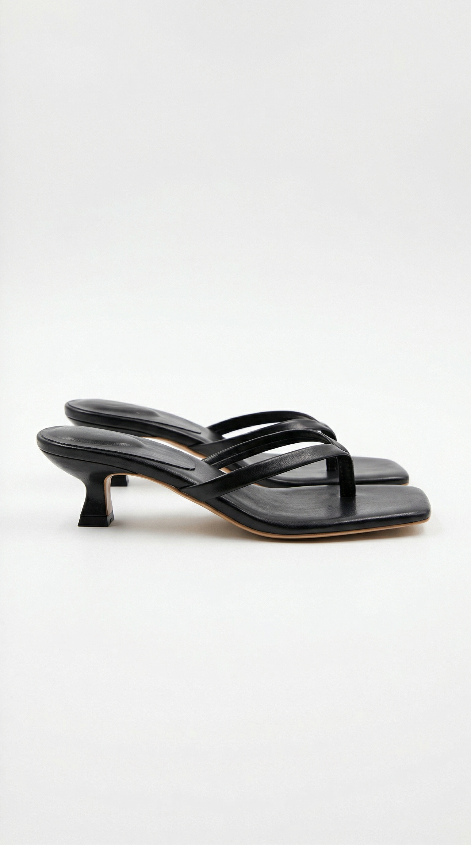 Jessica Thong Kitten Heeled Sandals 0