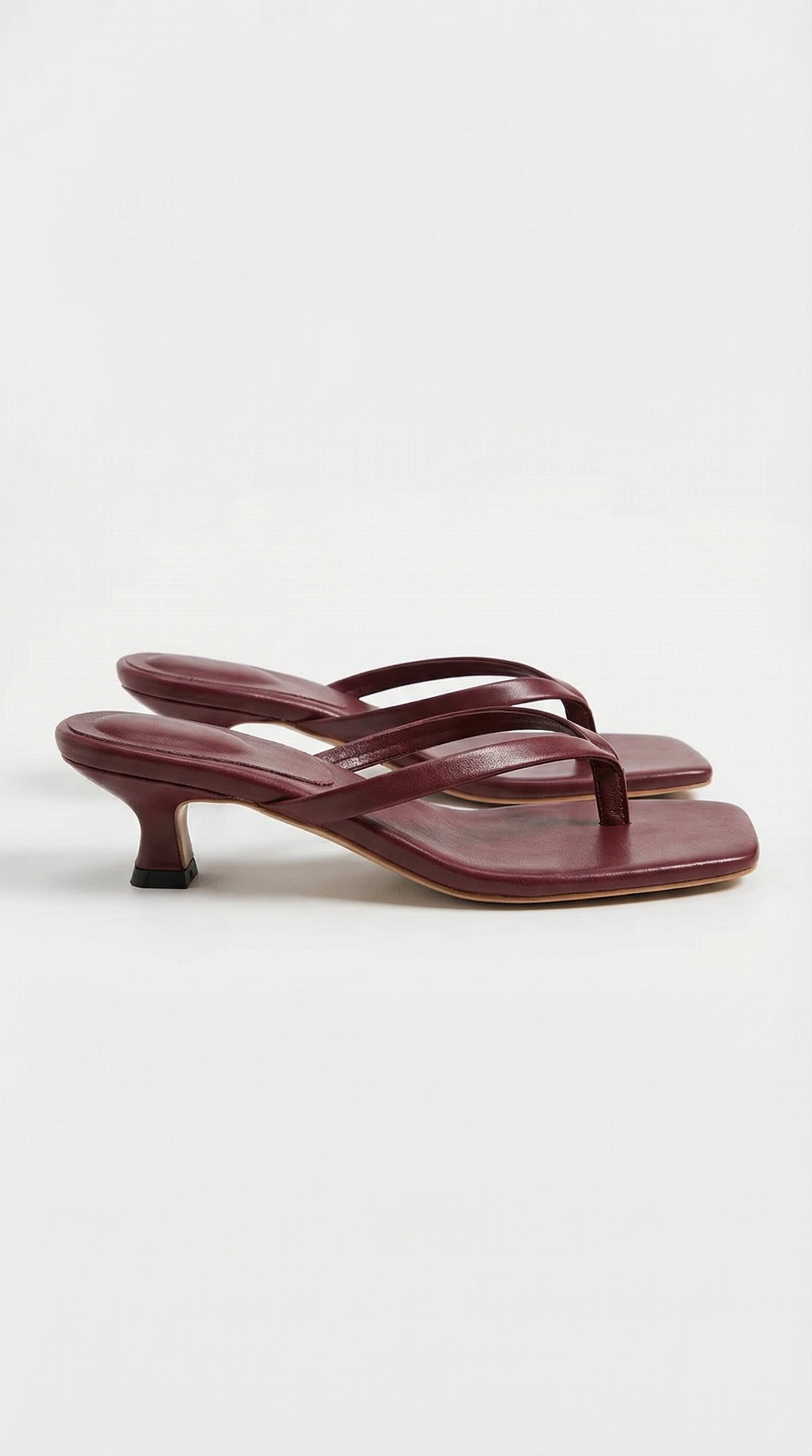 Jessica Thong Kitten Heeled Sandals 10
