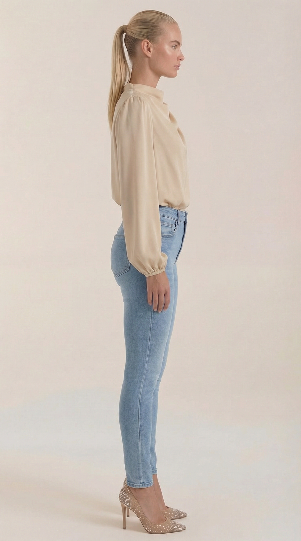 Marcia Draped Long Sleeve Blouse 1