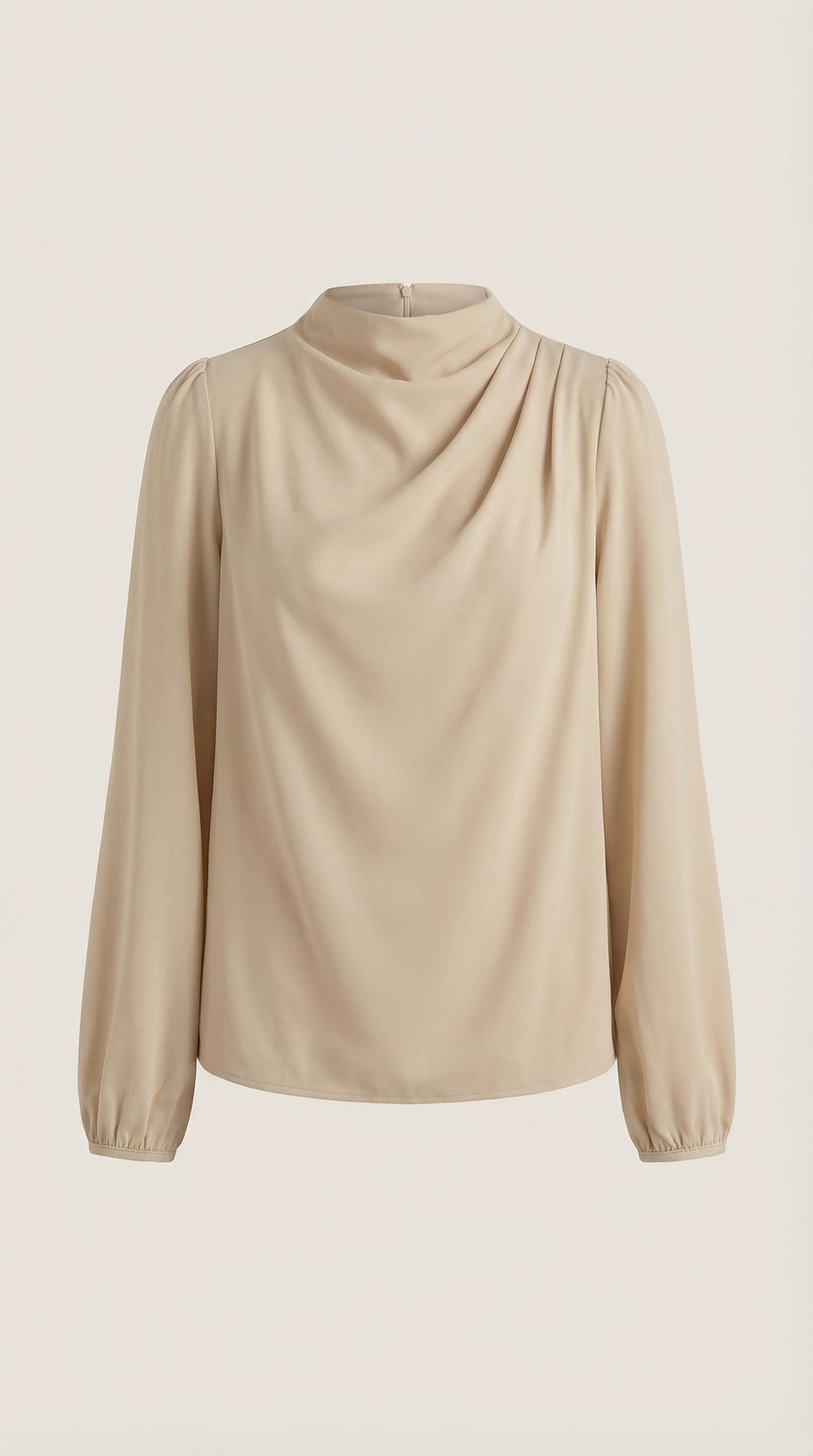 Marcia Draped Long Sleeve Blouse 4