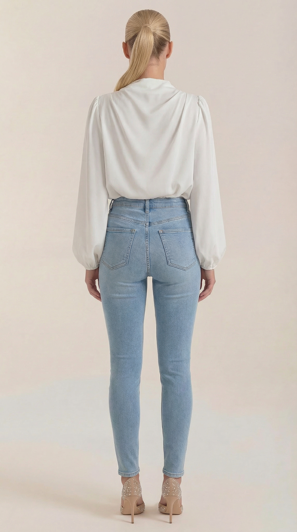 Marcia Draped Long Sleeve Blouse 8