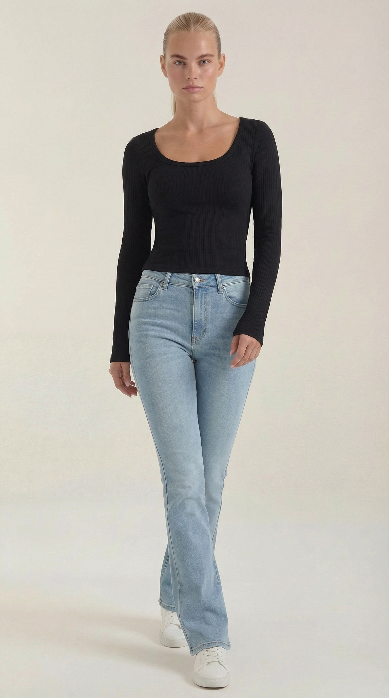 Marian Scoop Neck Long Sleeve Top 10