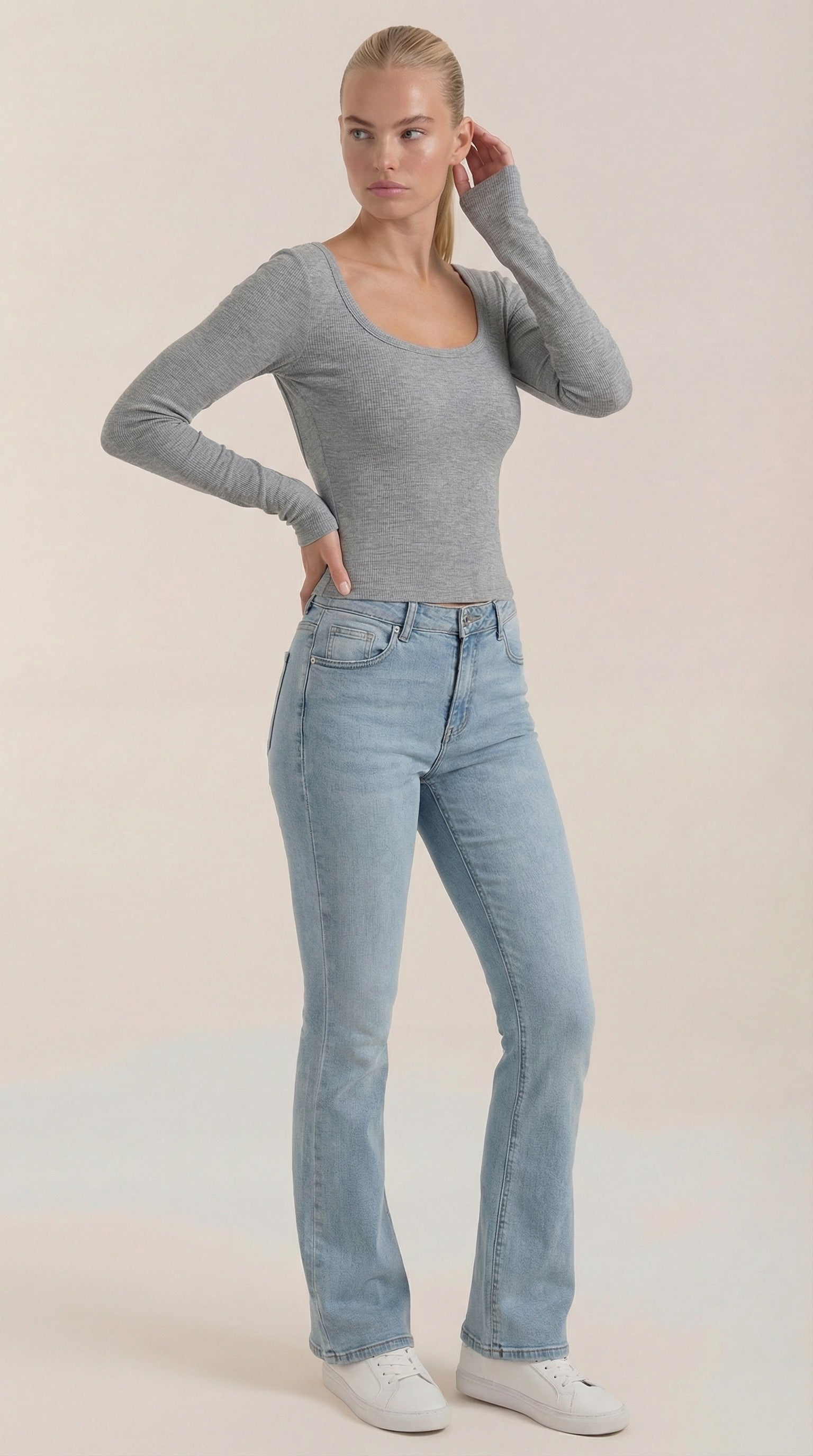 Marian Scoop Neck Long Sleeve Top 5