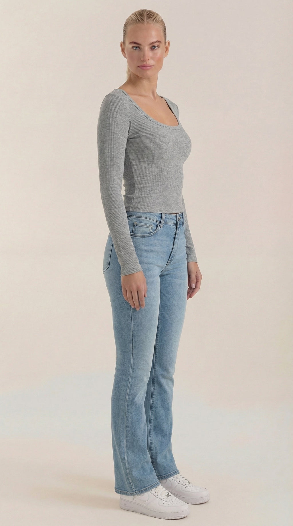 Marian Scoop Neck Long Sleeve Top 6