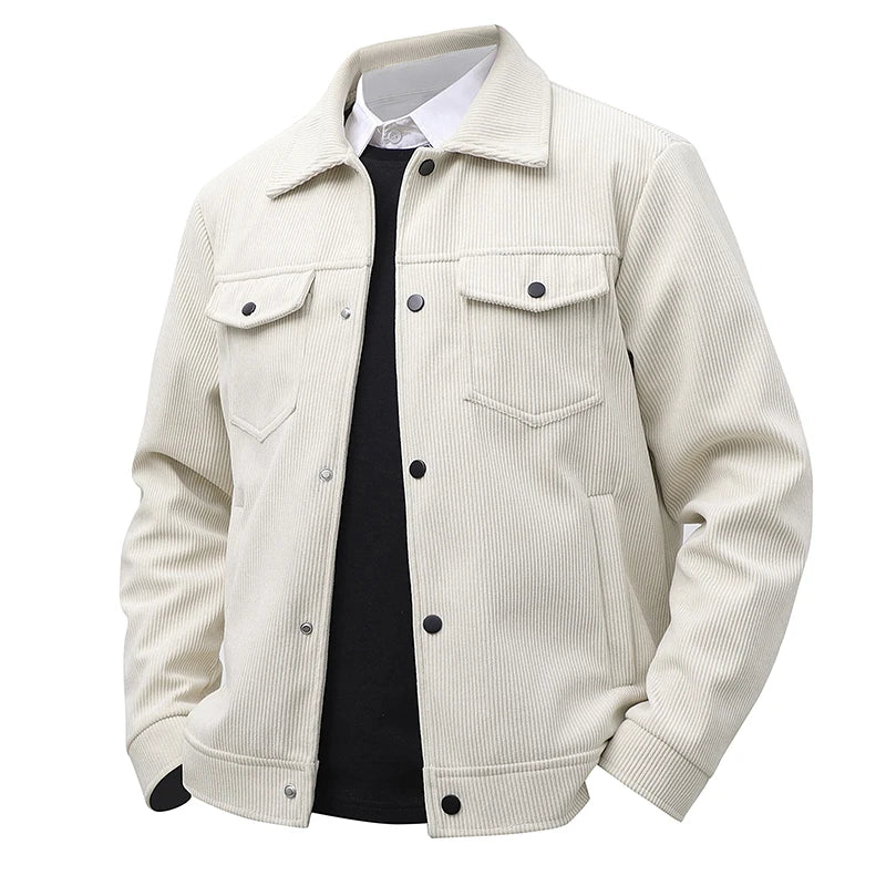 Men's Casual Corduroy Jacket – Stylish Versatile Outerwear for All Seasons 5