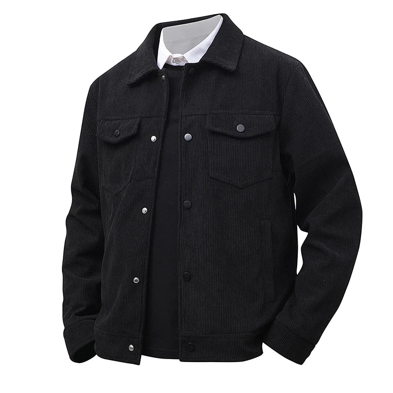 Men's Casual Corduroy Jacket – Stylish Versatile Outerwear for All Seasons 6