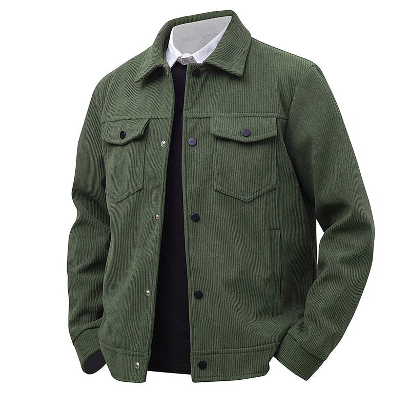Men's Casual Corduroy Jacket – Stylish Versatile Outerwear for All Seasons 7