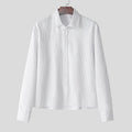 Men's Casual Shirt – Trendy Striped Long Sleeve Top for Effortless Street Style 0