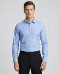Men's Stripe Shirt – Stylish Long Sleeve Business Casual Top 0