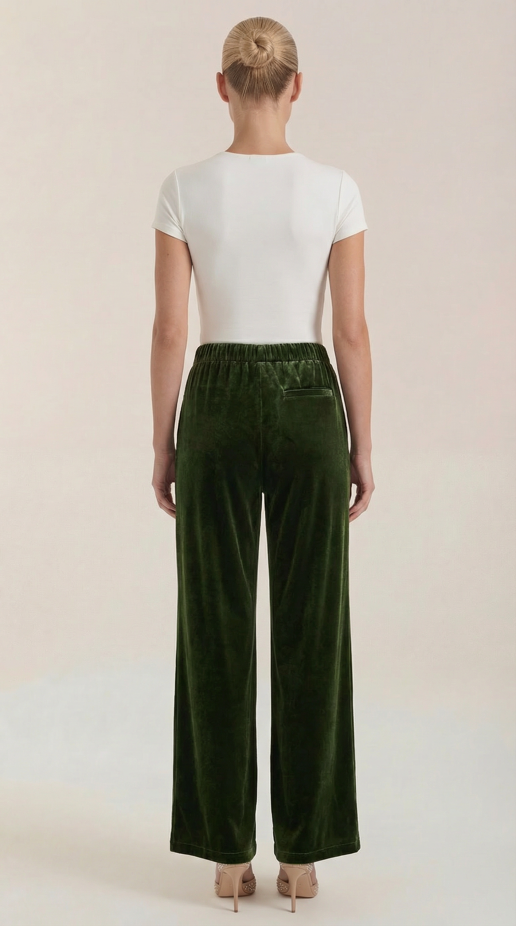 Nadine Velvet Wide Leg Pants 3
