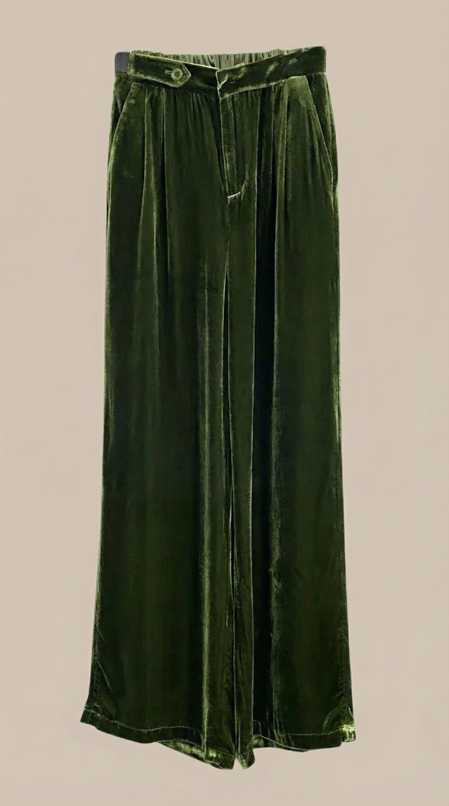 Nadine Velvet Wide Leg Pants 4
