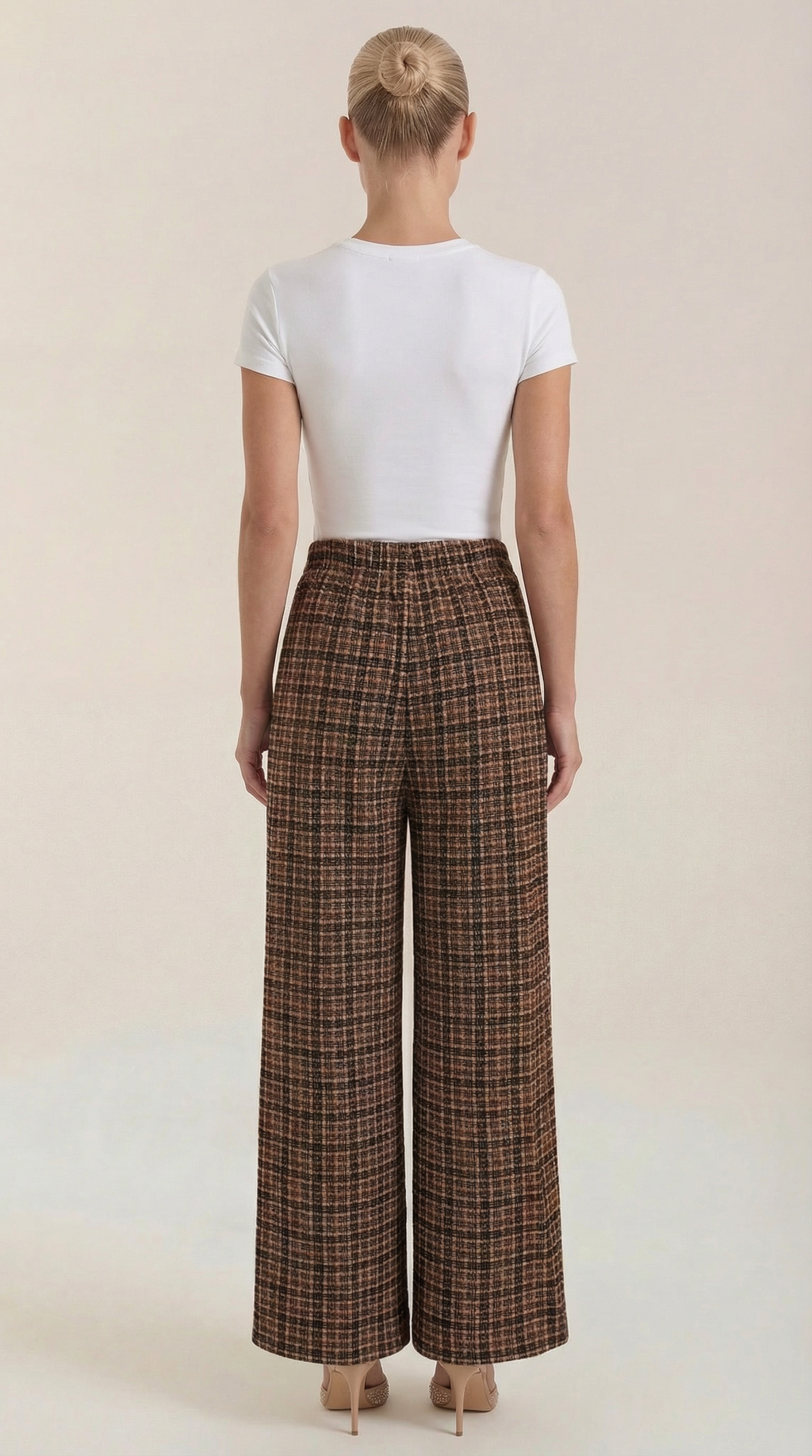 Naomi Plaid Wide Leg Pants 3