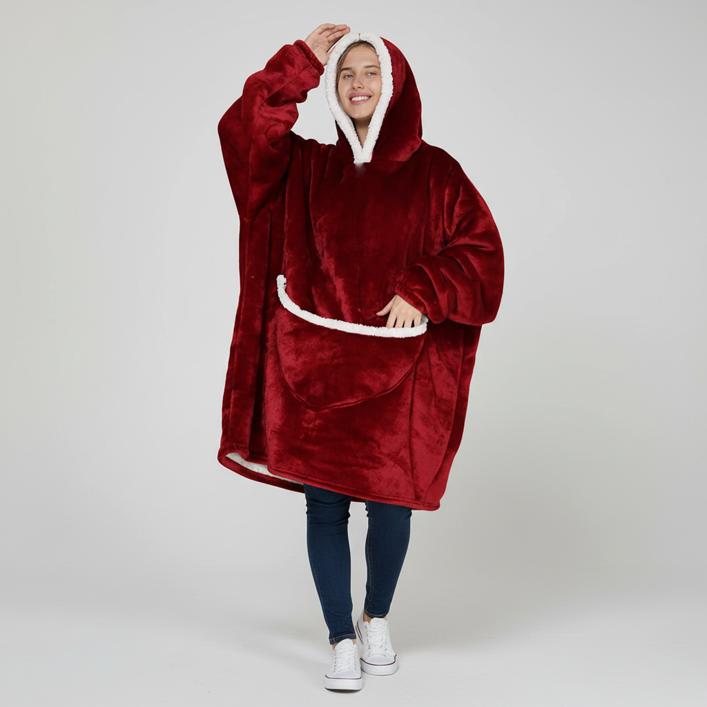Oversized Fleece Blanket - SnuggleHood