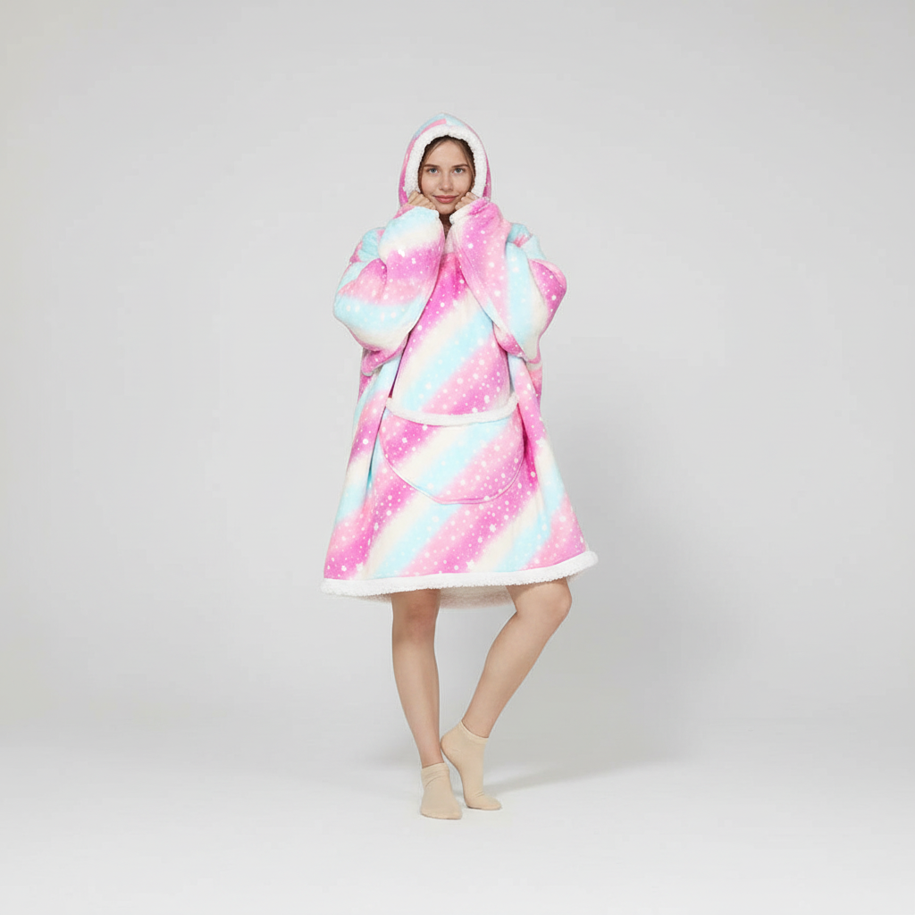 Oversized Fleece Blanket - SnuggleHood