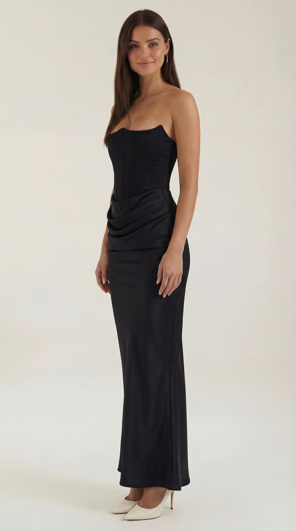 Women's Corset Maxi Dress Bustier Style Formal Long Dress 2