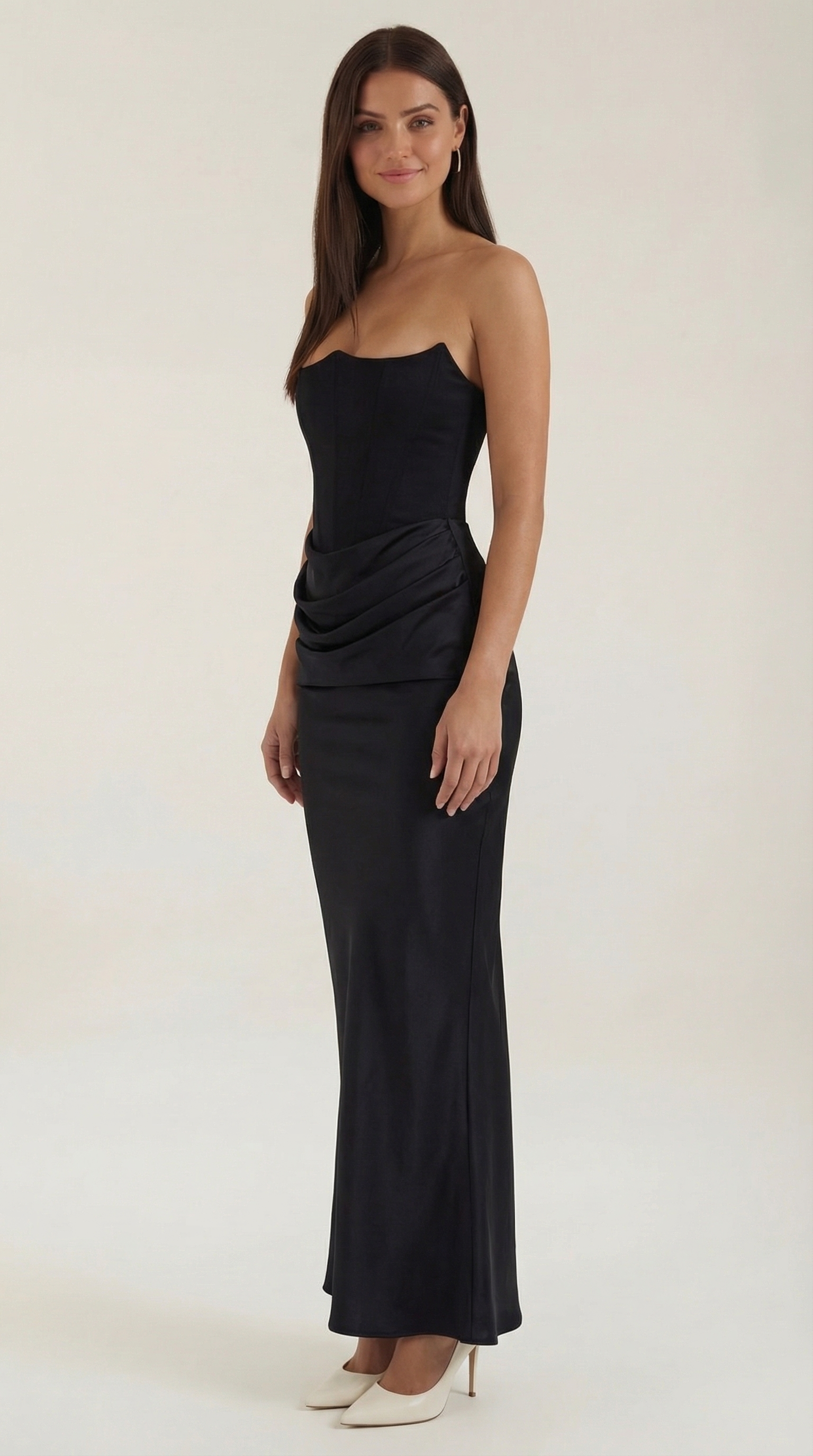 Women's Corset Maxi Dress Bustier Style Formal Long Dress 2