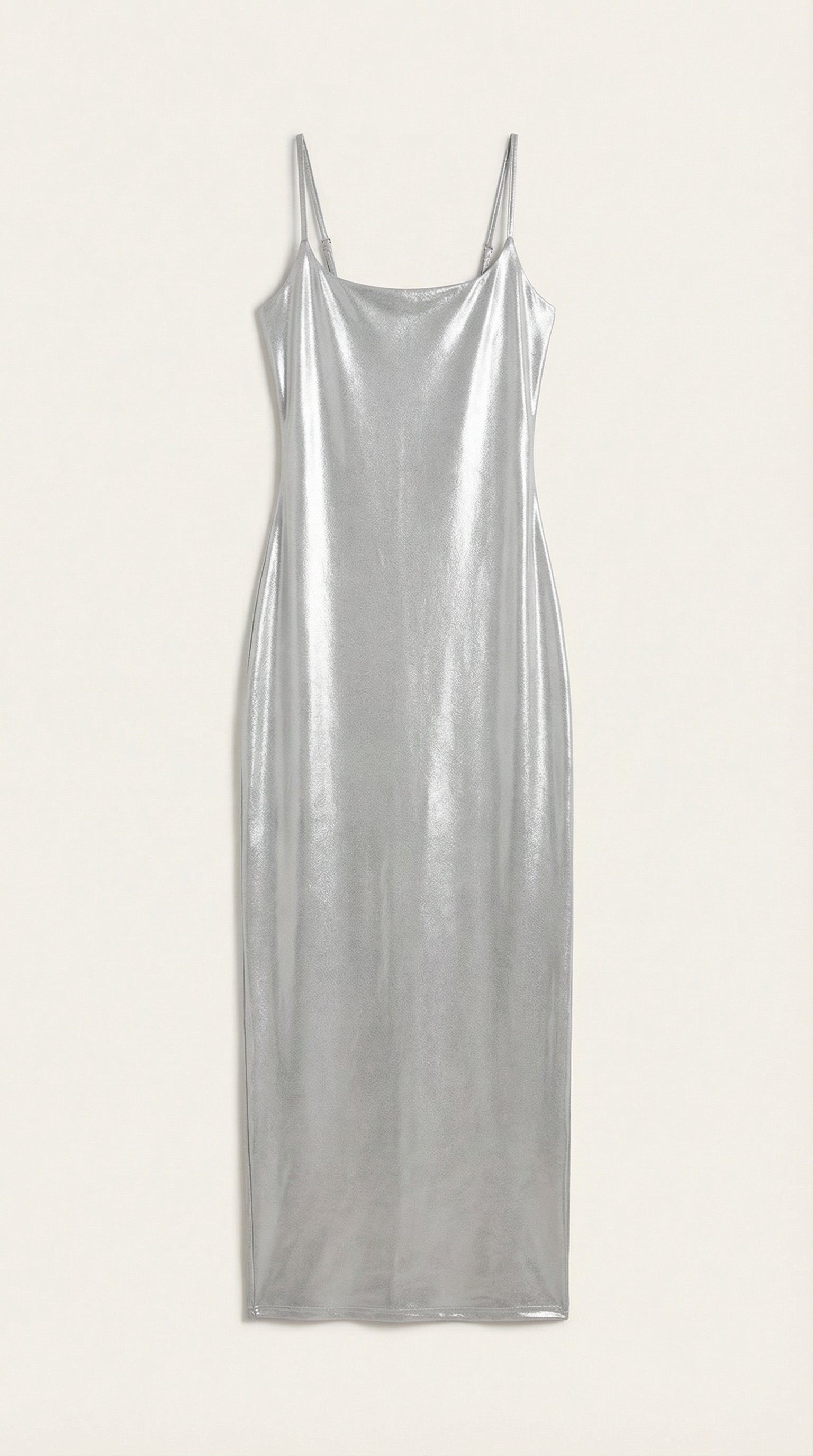 Women's Metallic Bodycon Maxi Dress for Formal Events 4