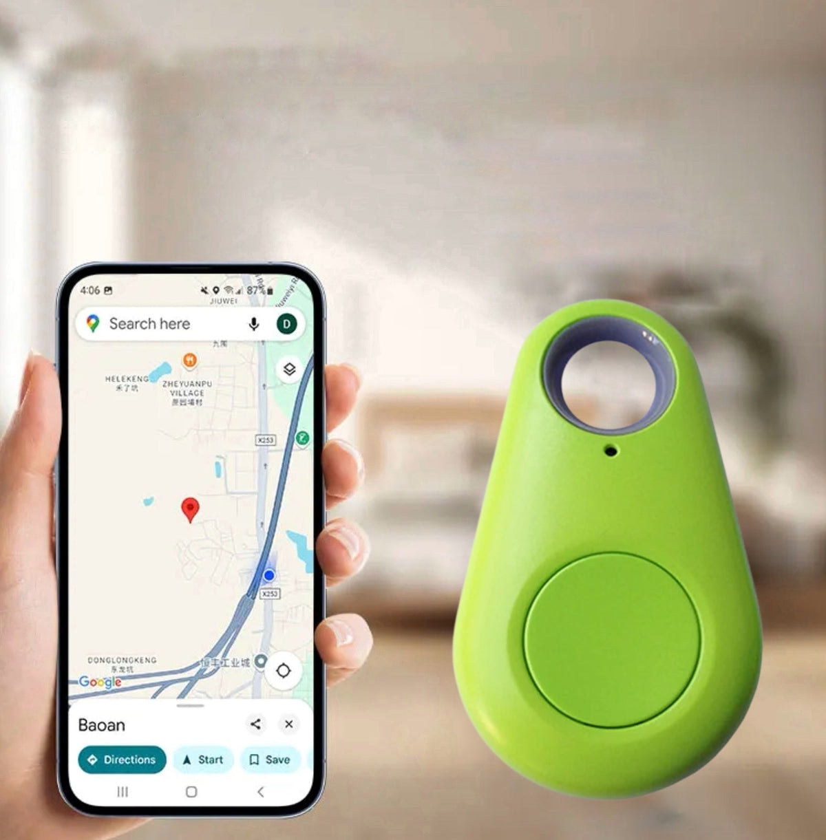 KidLocate | Mini GPS Tracker for Kids with Real-Time Location & SOS