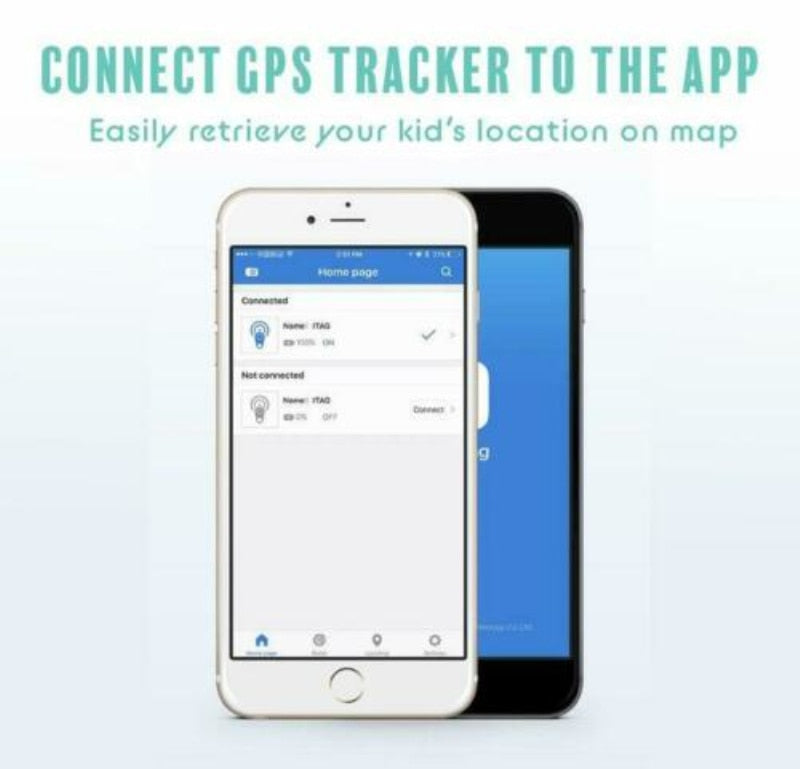 Mini GPS Tracker for Kids – Child Tracker with Real-Time Location, SOS Button & Geofencing, Free App – KidLocate
