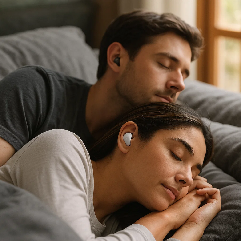 Invisible Wireless Sleep Earbuds – Bluetooth Sleep Headphones for Side Sleepers, IPX5, 3 Colors – SoundWave