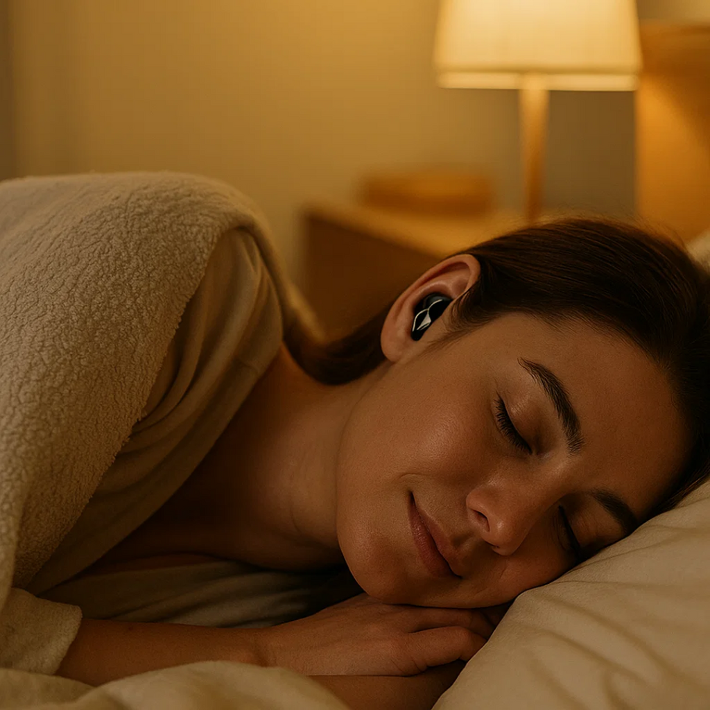 Invisible Wireless Sleep Earbuds – Bluetooth Sleep Headphones for Side Sleepers, IPX5, 3 Colors – SoundWave