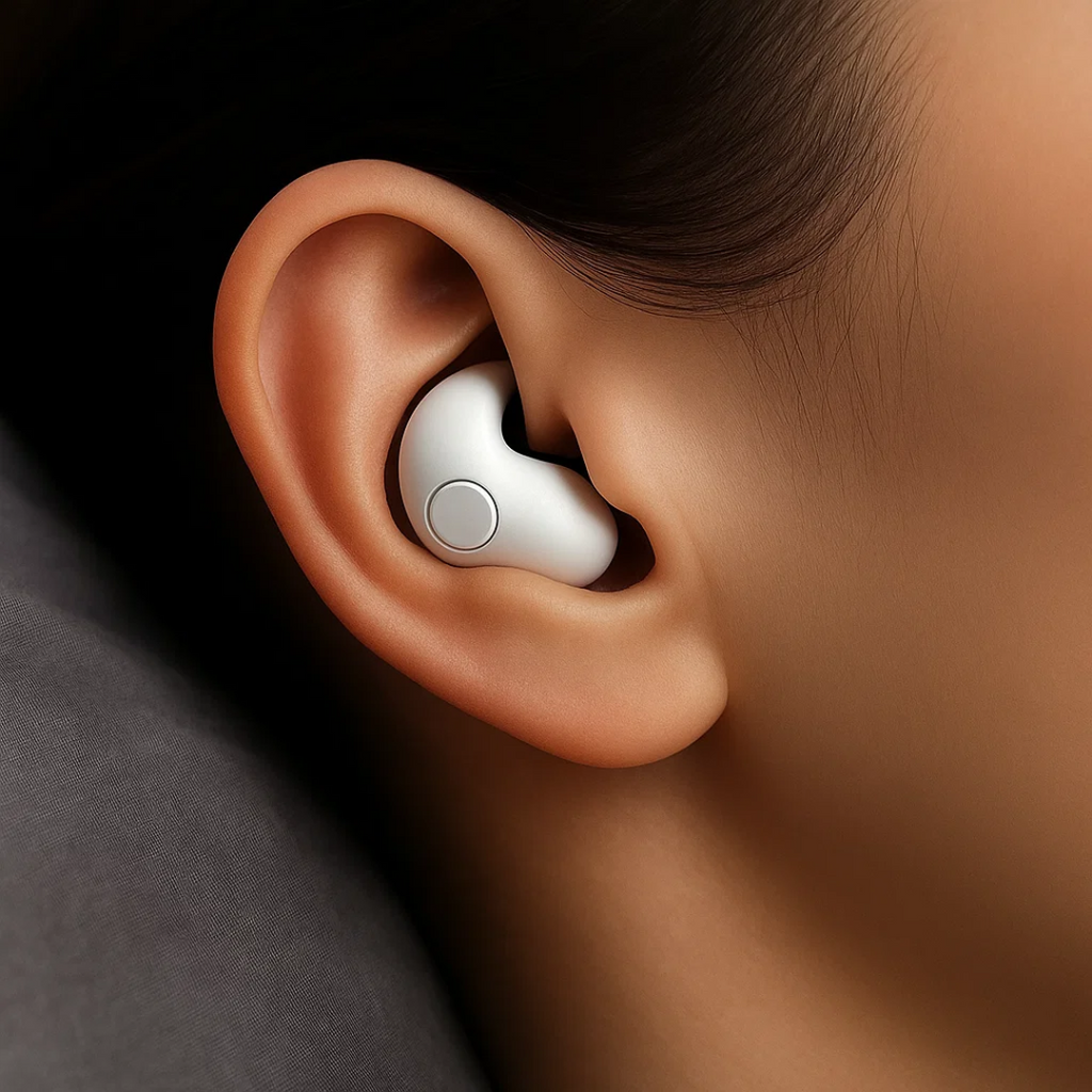 Invisible Wireless Sleep Earbuds – Bluetooth Sleep Headphones for Side Sleepers, IPX5, 3 Colors – SoundWave