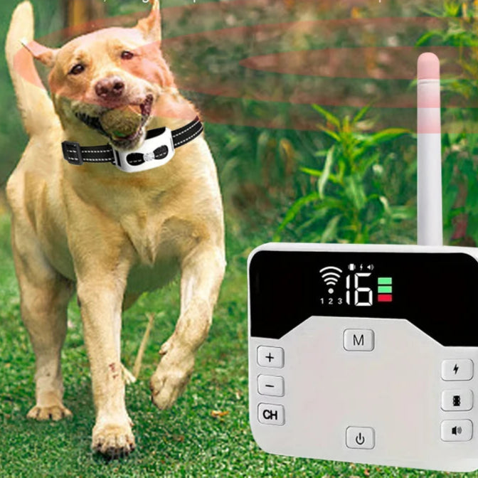 Wireless Dog Fence – Advanced Dog Containment System with GPS Boundary & Training Modes, for 1 or 2 Dogs – TailZone