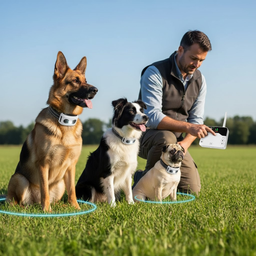 Wireless Dog Fence – Advanced Dog Containment System with GPS Boundary & Training Modes, for 1 or 2 Dogs – TailZone