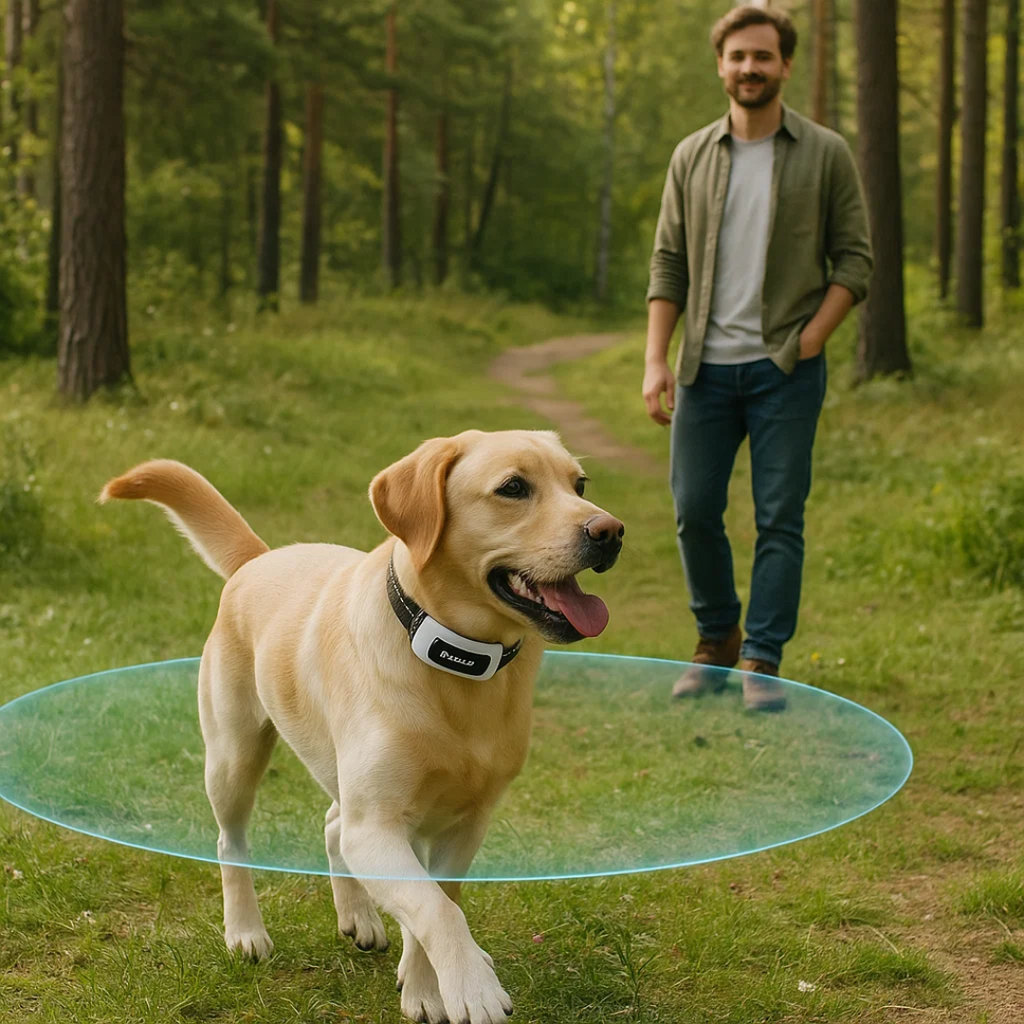 Wireless Dog Fence – Advanced Dog Containment System with GPS Boundary & Training Modes, for 1 or 2 Dogs – TailZone