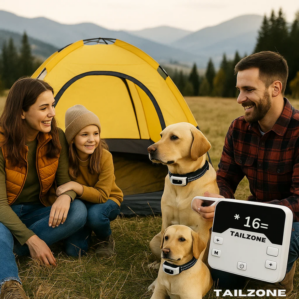 Wireless Dog Fence – Advanced Dog Containment System with GPS Boundary & Training Modes, for 1 or 2 Dogs – TailZone